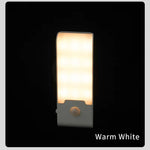 lampe nuit capteur mouvement rechargeable adhésif blanc moderne flux lumineux minimaliste