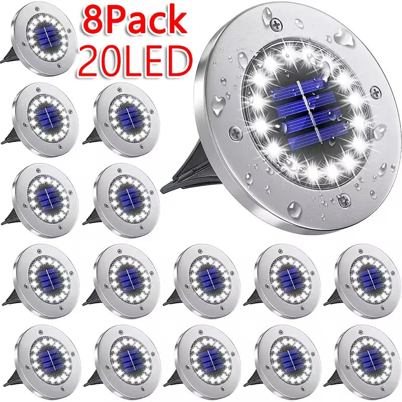 lumière solaire moderne led argent noir facile decoration extérieure ip65