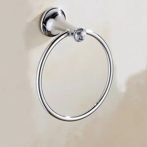 accessoires salle bain chrome moderne porte serviettes porte savon porte papier toilette fixations murales