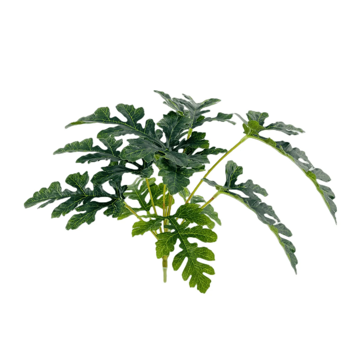 plante artificielle décorative feuilles vertes blanches rouges salon maison moderne naturel