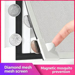 filet fenetre gris maille fine anti insectes adhésif moderne anti moustiques fixe polyester invisible