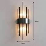 applique murale moderne or transparent acier inoxydable certification rohs ul vde ccc cqc fcc