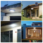 lampe solaire plafonnier moderne blanc grille ip67 100w 200w 300w 400w 500w 60w