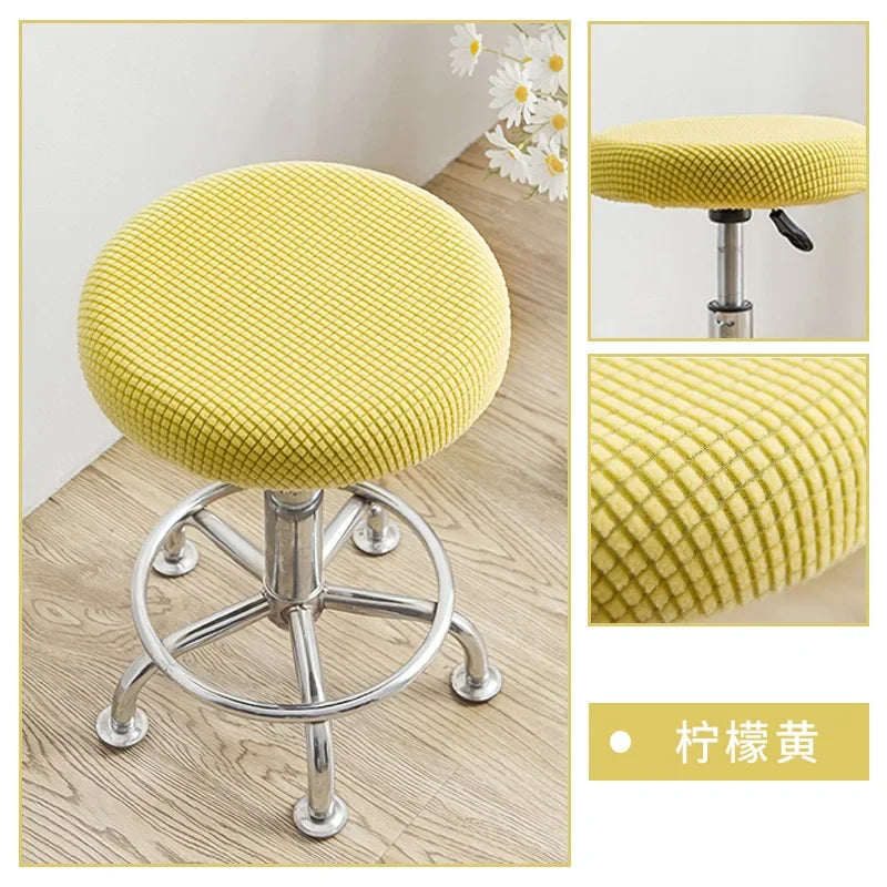 couvre siège moderne rayures horizontales bleu marine jaune vert rose clair adhésif élasthanne polyesterôtel