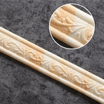 ruban decoratif floral classique ornement autoadhesif noir marron gris beige doré mur moderne