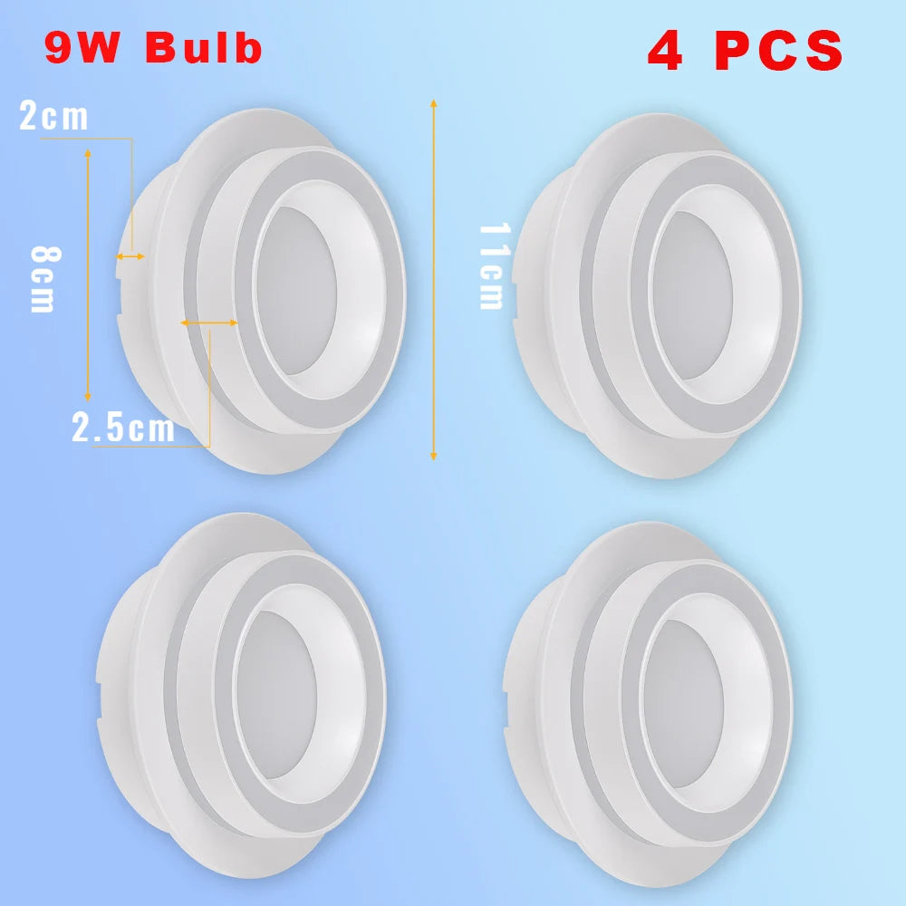Spot encastrable LED noir blanc moderne clips rond 220V 249 2000 lumens