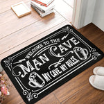 paillasson porte entrée humour bière tapis sol extérieur orange beige marron vintage