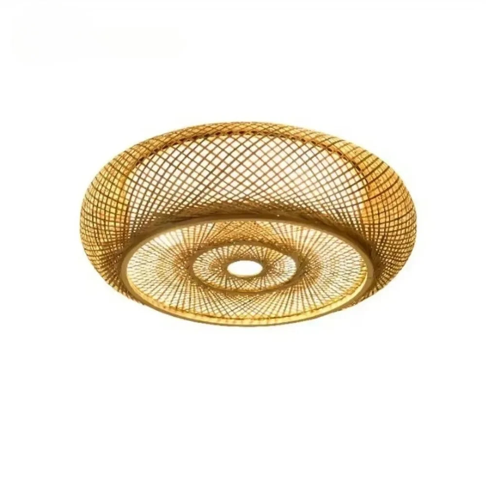 lampe suspendue moderne rustique rotin naturel salon chambre e27 plafonnier boîte opaque chaînes