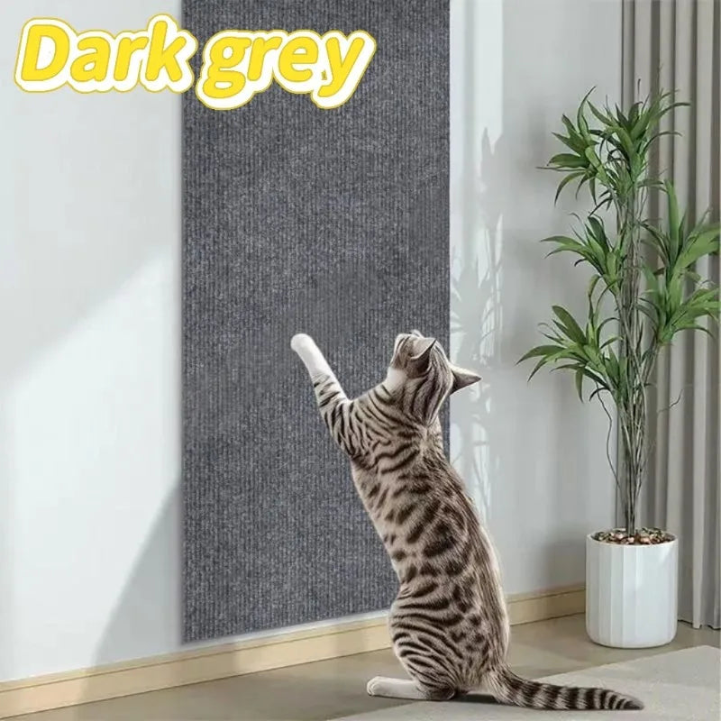 tapis anti griffes chat tissu adhésif protection canapé moderne gris beige adjustable