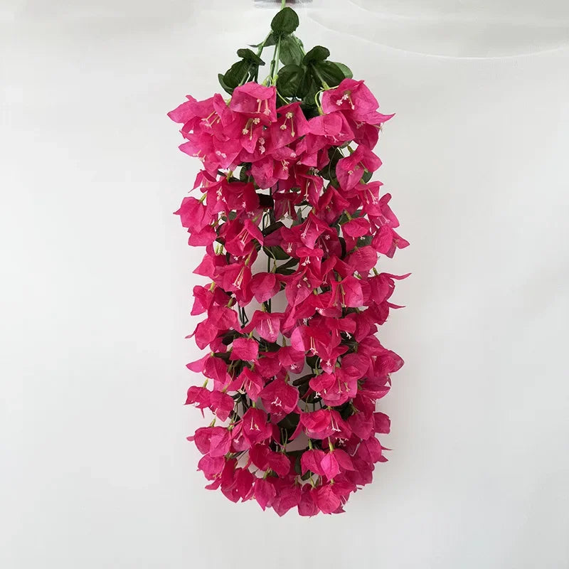 guirlande fleurs artificielles 88cm rose violet rouge blanc intérieur décoration mariage anniversaire