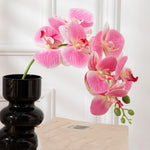 décoration intérieure orchidées artificielles blanc rose modernes 69cm hauteur anniversaire mariage