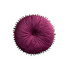 coussin rond bébé moderne motif points vintage fixé vert foncé doux mousse PU polyester