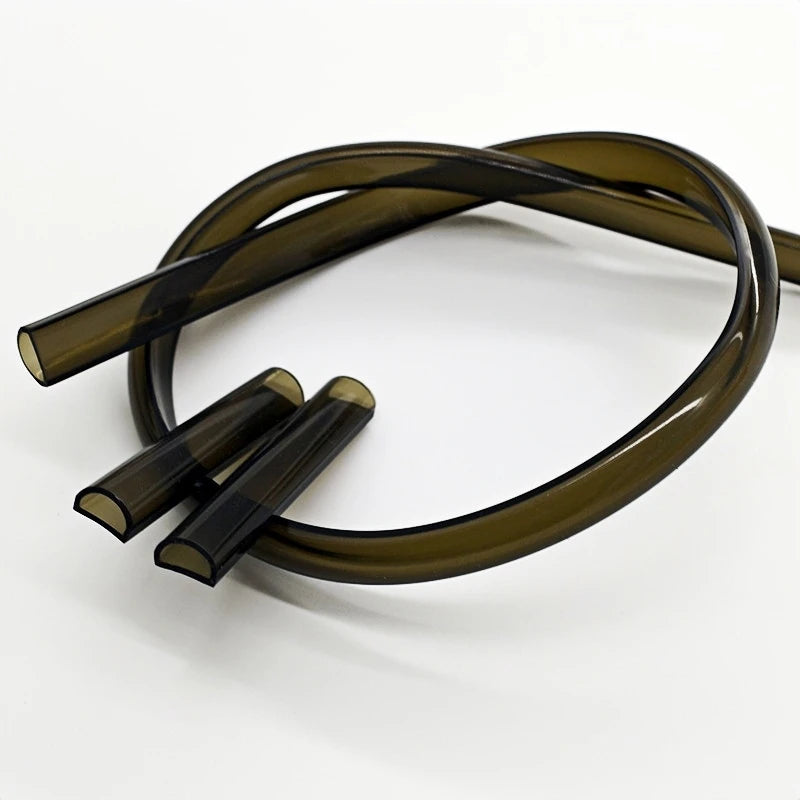 ruban led flexible tube silicone noir étanche autocollant luminaire décoration intérieur moderne salon