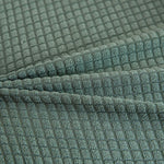 housse fauteuil vert moderne tissu jacquard polyester antidérapante imperméable intérieur extérieur