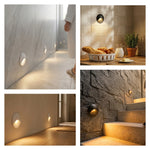 applique murale led moderne blanc noir 60lm ip65 aluminium fixée