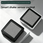 lampe led noire verte matrice led moderne batterie intégrée effet d'eau opacité technologie