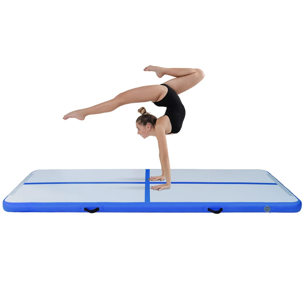 tapis gymnastique bleu clair vert orange rose noir yoga exercice non glissant durable