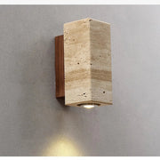 Applique murale LED en marbre jaune pour lit - Éclairage décoratif moderne salon escalier
