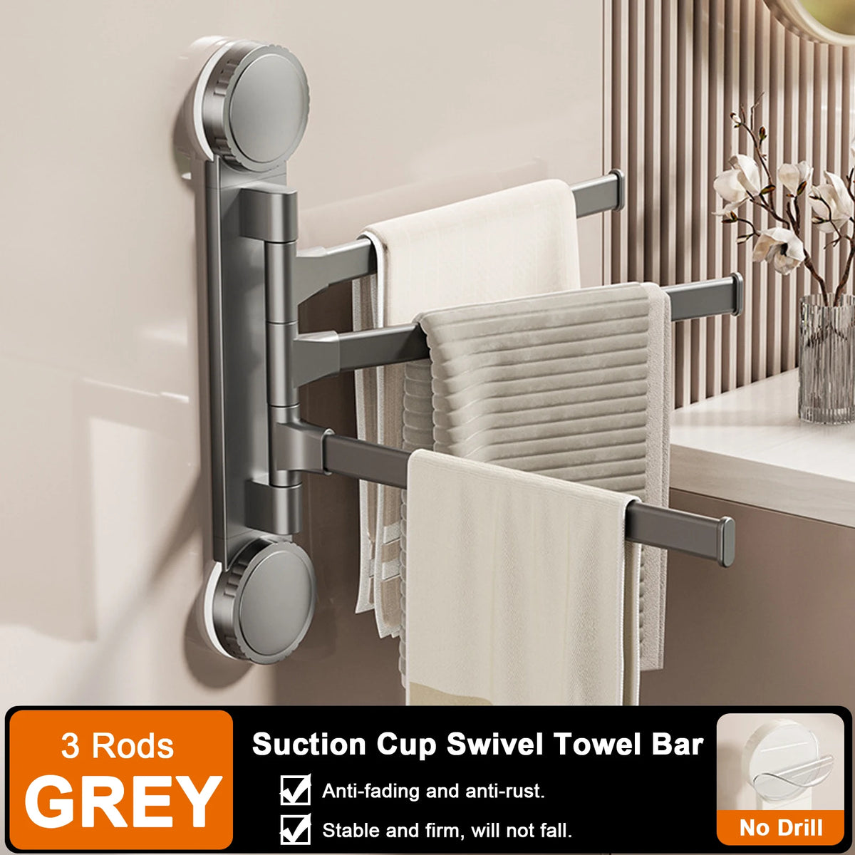 porte serviettes pliable moderne aluminium blanc texture tissée adhésif salle bains brosse dents serviettes