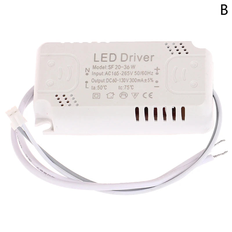 transformateur led 120v 240v 300ma 2036w 3050w adhésif câbles blancs moderne opacité