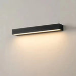 lampes murales led rectangulaires modernes blanc noir ip65 18w 30w étanches contemporaines minimalistes