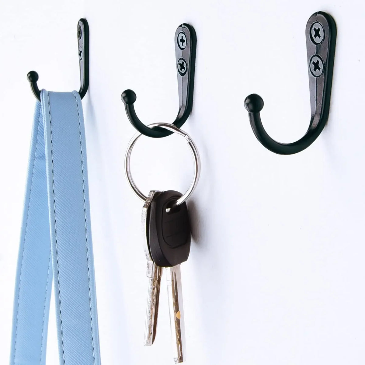 crochets muraux bronze noir rustiques porte manteau serviettes placard chapeaux clés fixations vis modernes