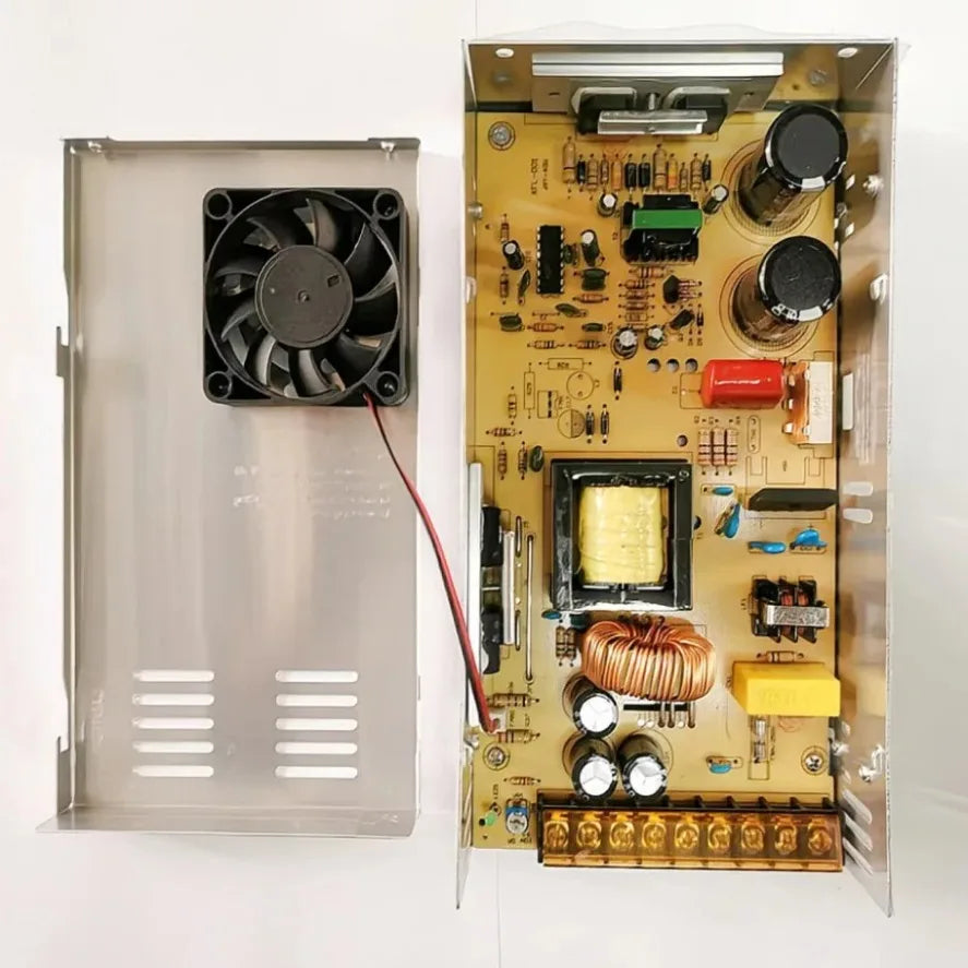 transformateur alimentation électrique ac vers dc bande led intérieur aluminium 12v 24v 48v