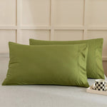 protège oreiller gris uni moderne qualité polyester lit maison simple 20x30inch