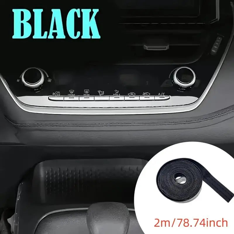 bande decorative adhésive polyuréthane noir rouge bleu blanc intérieur voiture