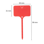 étiquettes jardinage rouge vert jaune bleu blanc smiley durable antiusure extérieures 30 pièces
