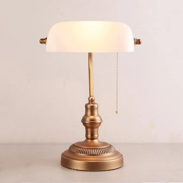 lampe table classique vert doré métal opac certifié chambre coucher