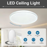 lampe led moderne télécommande blanc motifs géométriques lumière intensité variable