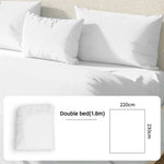 drap housse jetable uni blanc rose vert bleu anti dérapant lit double simple coton