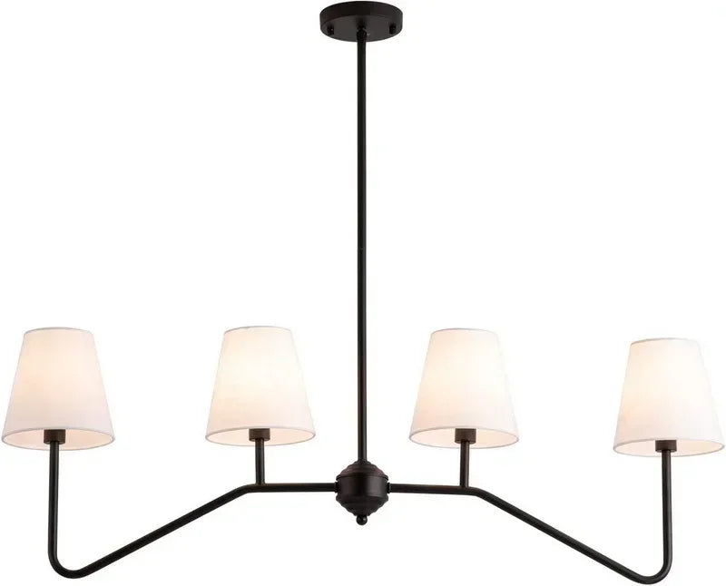lustre industriel moderne têtes pendentif noir blanc salon chambrehôtel