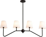 lustre industriel moderne têtes pendentif noir blanc salon chambrehôtel