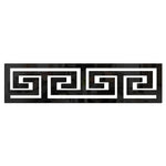 décoration murale adhésive miroir géométrique 12 pièces noir or argent modernes