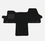 tapis sol noir pratique texture douce fibre synthétique voiture utilitaire