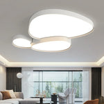 plafonnier led moderne noir blanc doré simple éclairage intérieur chambre salon télécommande lumière froide