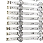 bande led blanc moderne transparent 6v leds 1495mm connecteur extrémités