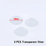lentilles noires transparentes 30mm 28mm 26mm 25.4mm diffuse ir filter led chasse