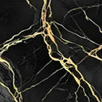 tapis bain moderne pièces marbre noir veines dorées respectueux environnement pvc salon