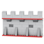 blocs construction mur château médieval brique gris marron jaune opacité enfants