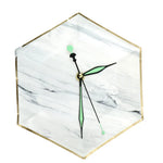 mouvement quartz réparation montre aiguilles métal rectangulaire rainuré noir moderne bricolage horloger pièces rechange