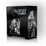 autocollants graphiques final fantasy vii cloud sephiroth tifa vincent boitier pc noir blanc