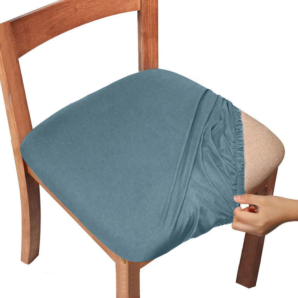 housse chaise gris moderne adhésive imperméable lavable polyester chambre coucher salon