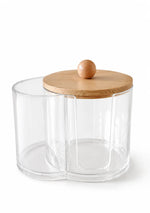 boîte rangement transparent coton tige acrylique moderne minimaliste rechargeable articles divers
