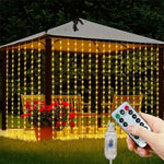 guirlande lumineuse led étoiles blanc chaud moderne clips usb modes festive noël mariage