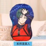 coussin anime personnages football ballons peluche lavable adulte oblong itoshi seishiro meguru