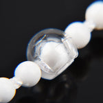 transparentes blancs texture froissée accessoire store moderne sécurité rideau clip chainnette arrêt bloque fil