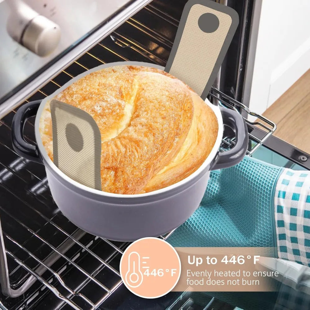 Sac pain silicone couleur beige noir pratique antiadhésif facile nettoyer grille tailles multiples pâtisserie